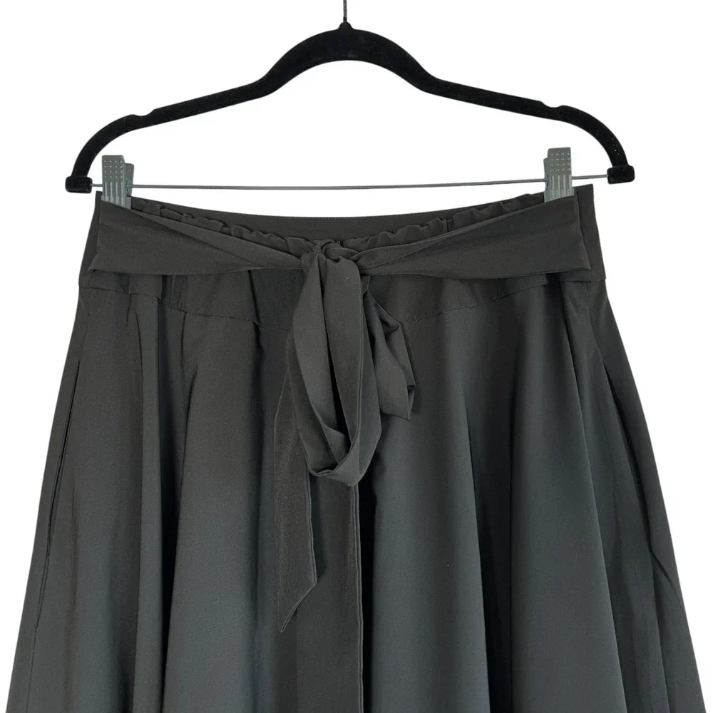 Belle Poque Womens A-Line Swing Skirt Black Size L Pinup Rockabilly Retro - Picture 4 of 8